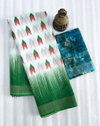 MG 453 Linen With Jari Border Printed Non Catalog Sarees Wholesale Online